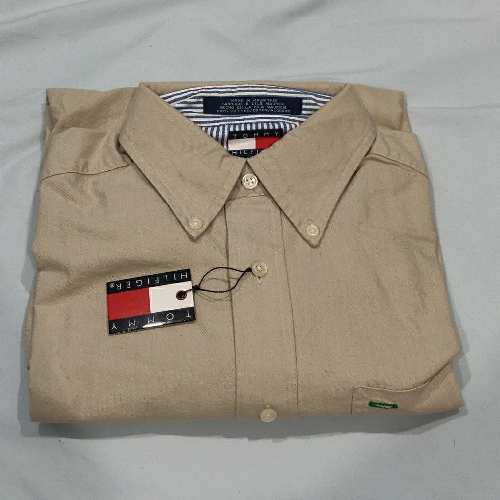 NWT vintage Tommy Hilfiger button down shirt 1999